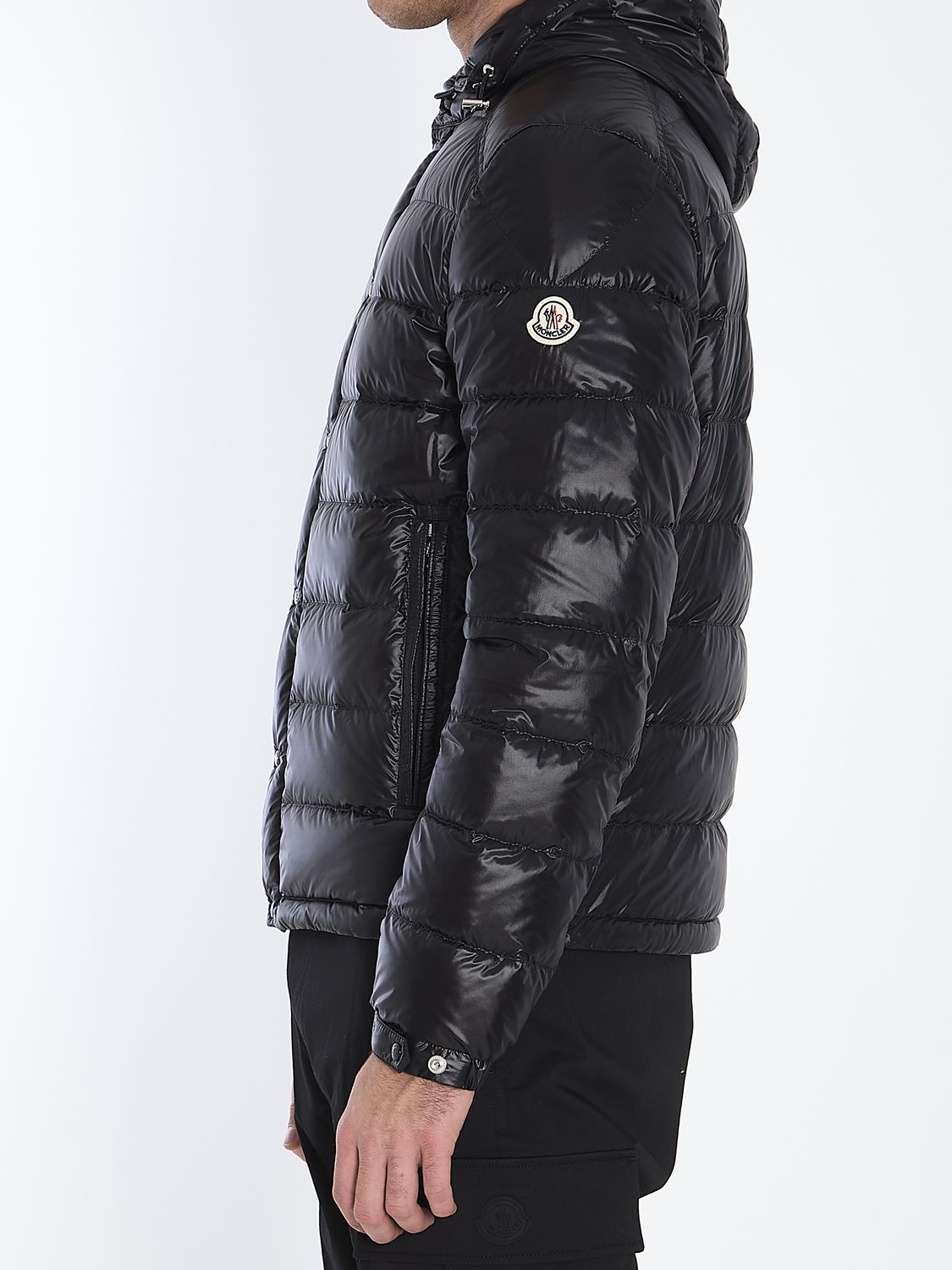 MONCLER Hooded Mini Short Down Jacket for Men