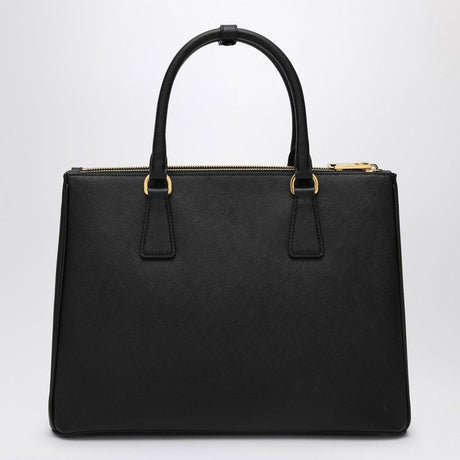 PRADA Spacious Black Saffiano Leather Handbag