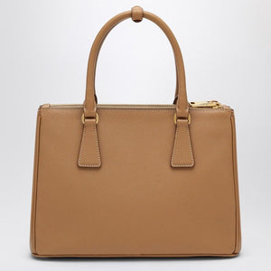 PRADA Medium Beige Saffiano Leather Handbag