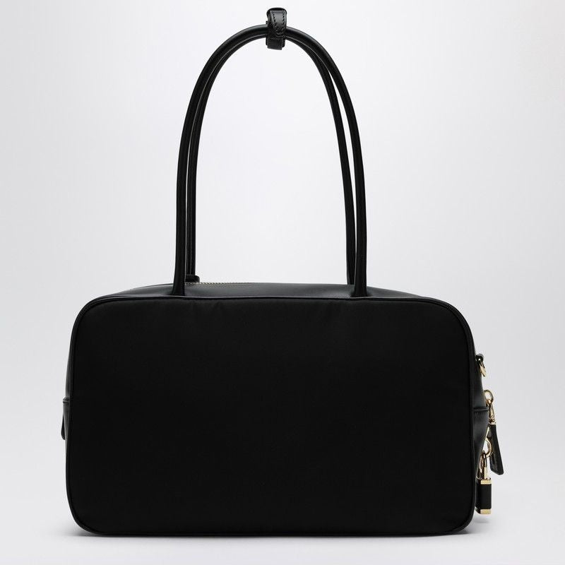 PRADA Medium Top-Handle Handbag in Recycled Nylon and Leather