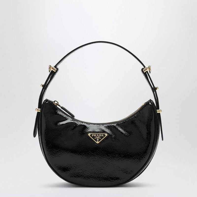 PRADA Mini Patent Leather Shoulder Handbag