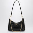 PRADA Chic Black Mini Patent Leather Handbag