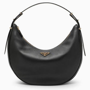 PRADA Large Leather Shoulder Handbag