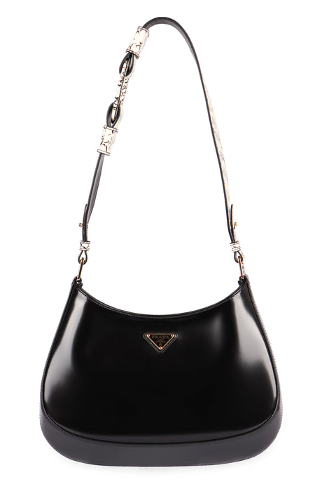 PRADA Mini Leather Shoulder Handbag - 27 CM Width