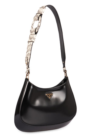 PRADA Mini Leather Shoulder Handbag - 27 CM Width