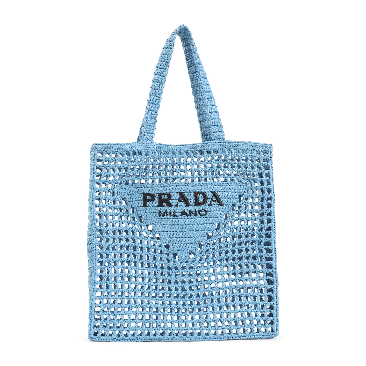 PRADA Crochet Tote Handbag - 35cm x 38cm