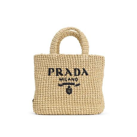 PRADA Mini Crochet Tote Handbag