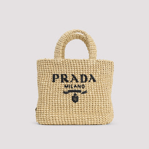 PRADA Mini Crochet Tote Handbag