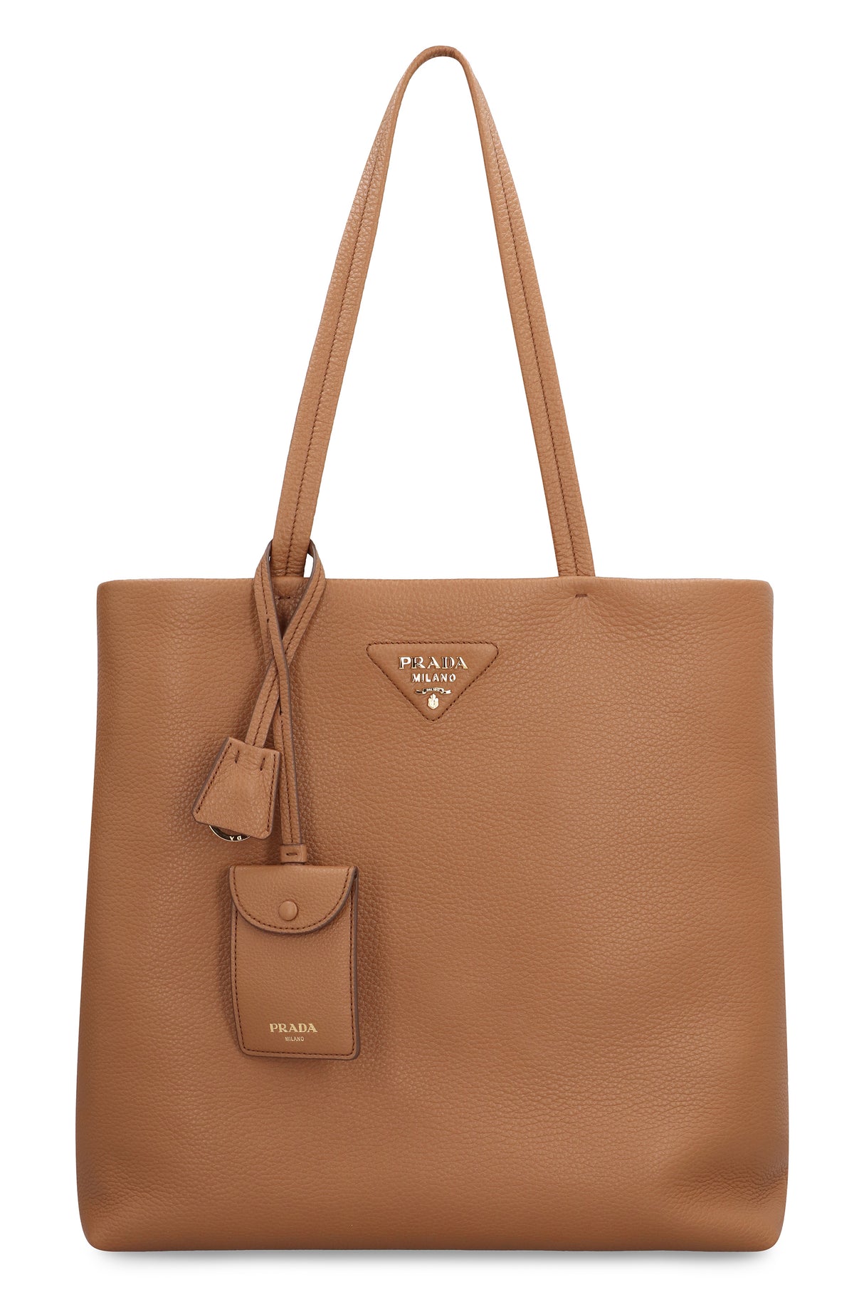 PRADA Smooth Leather Tote Handbag - 35cm x 34cm x 9cm