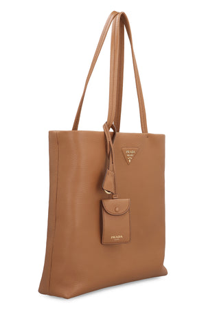 PRADA Smooth Leather Tote Handbag - 35cm x 34cm x 9cm