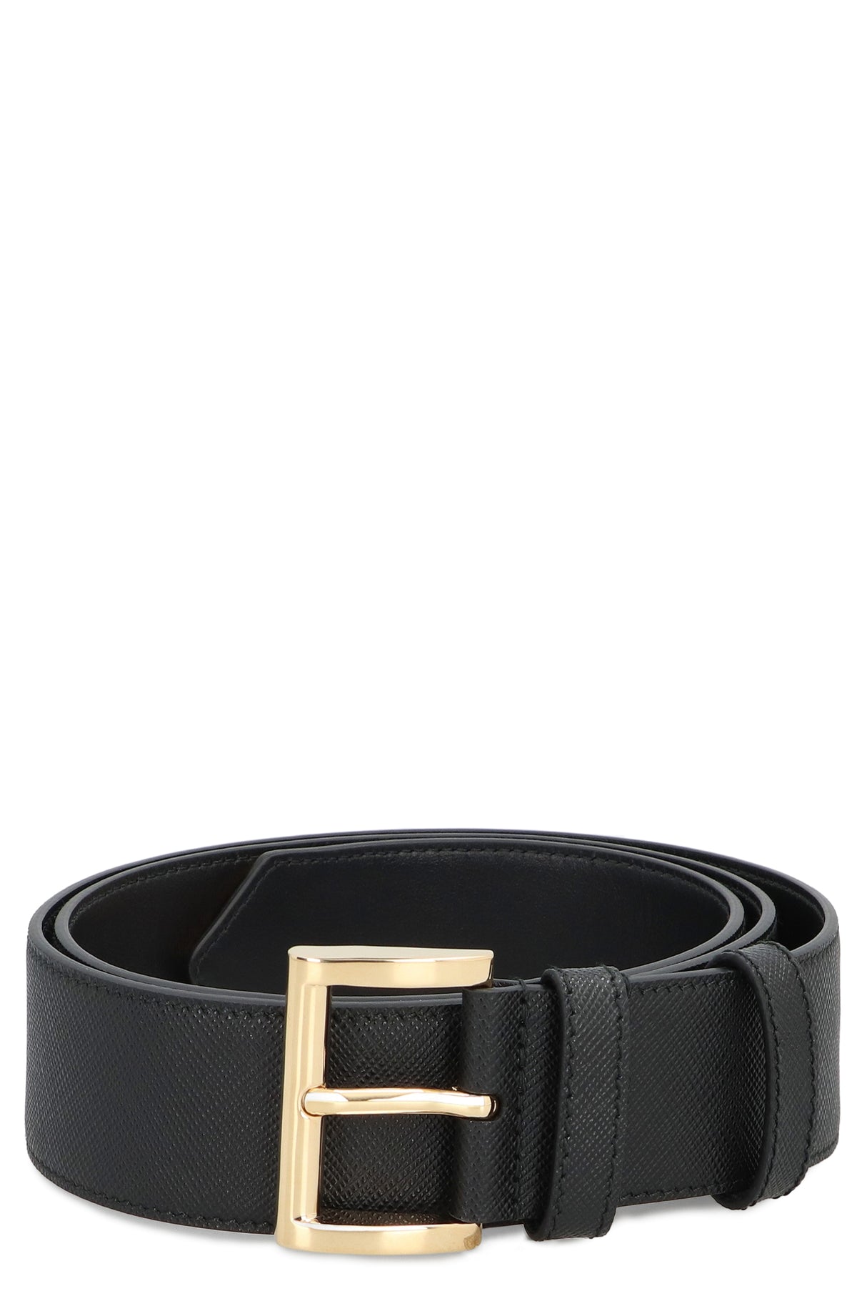 PRADA Elegant Leather Belt - Width: 3.5 cm