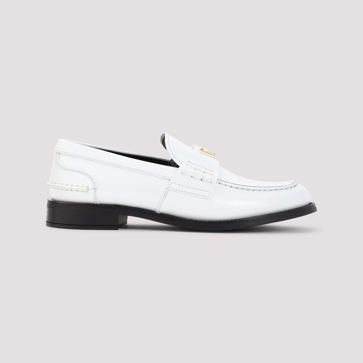 PRADA Brushed Leather Loafers for Women