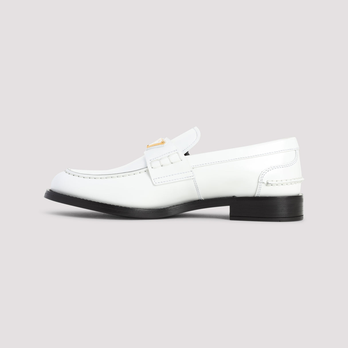 PRADA Brushed Leather Loafers for Women