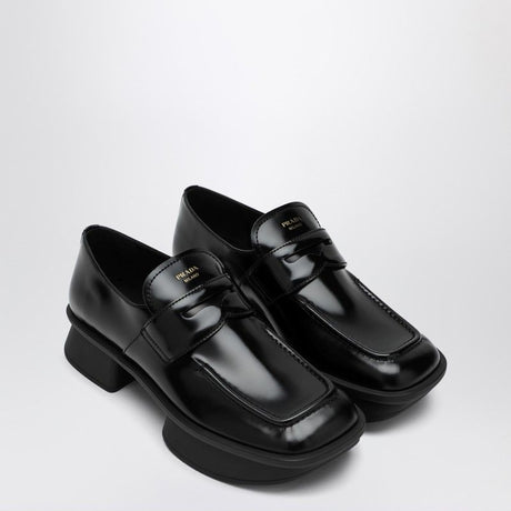 PRADA Brushed Leather Moccasins for Women - SS25 Collection