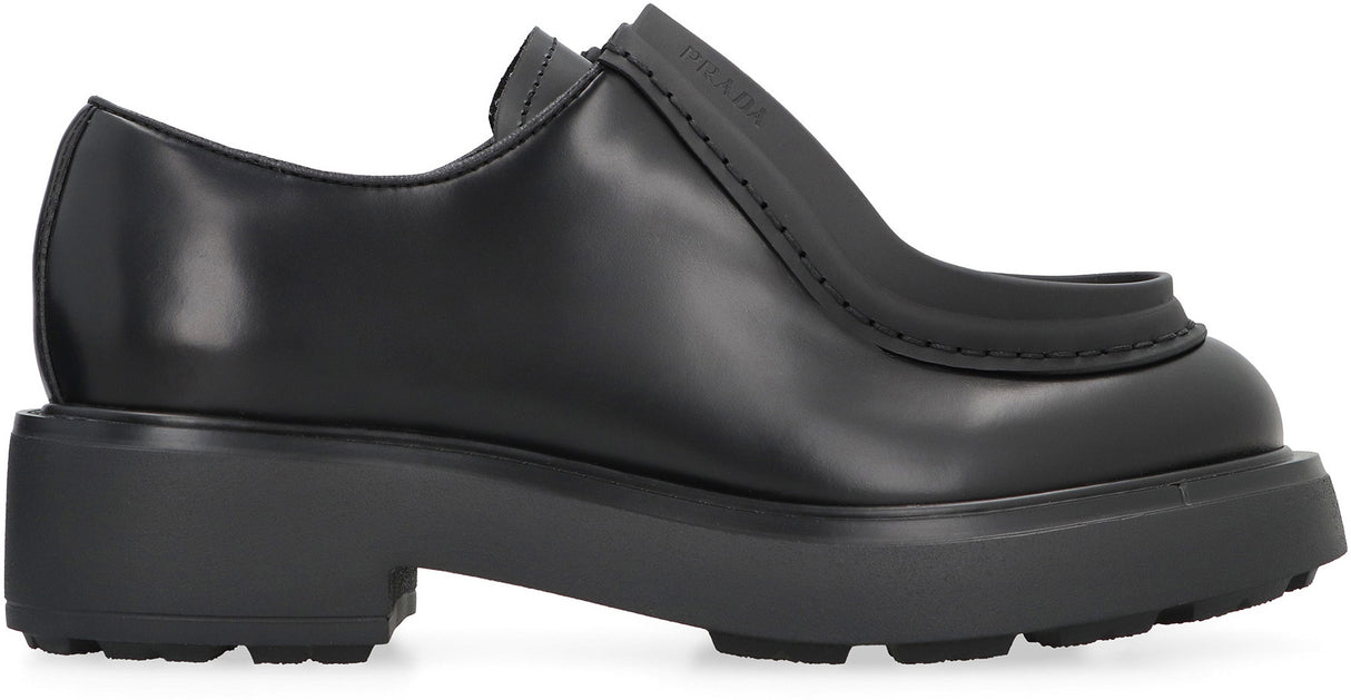 PRADA Leather Lace-Up Shoes for Women