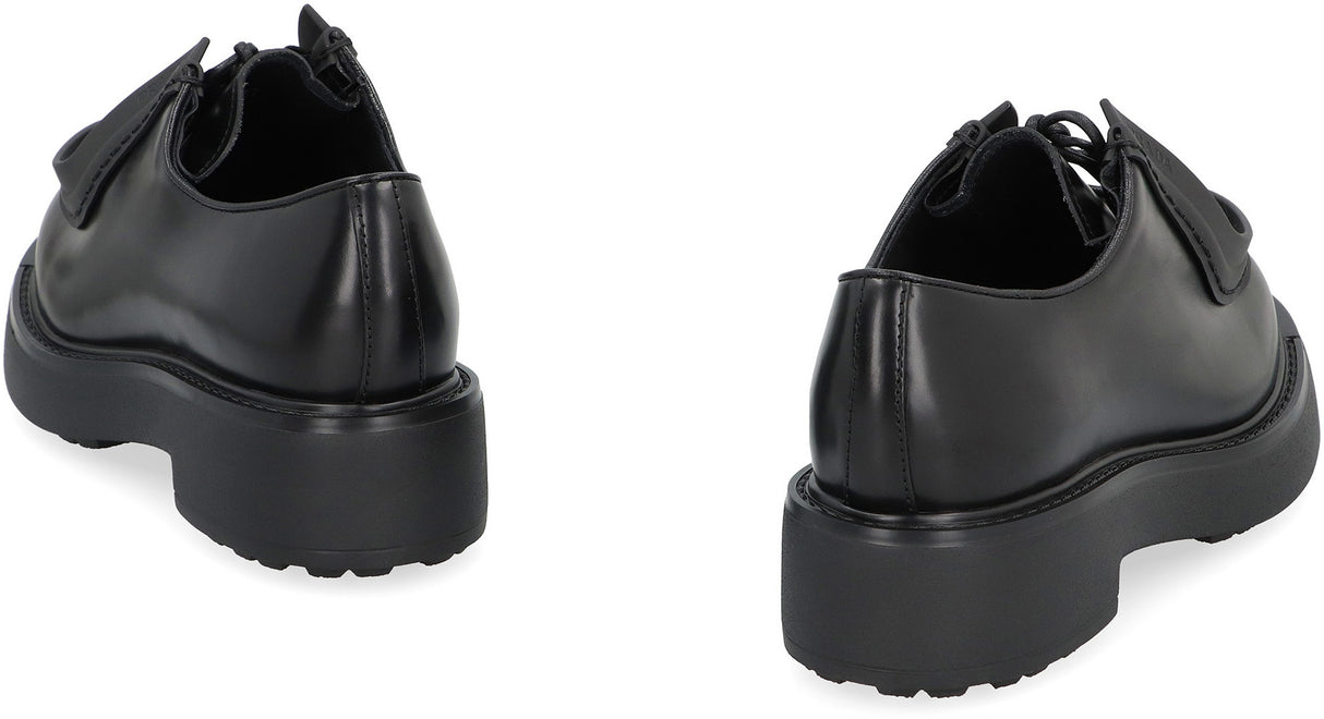 PRADA Leather Lace-Up Shoes for Women