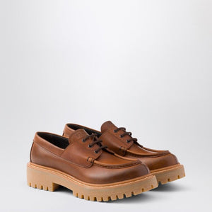 PRADA Laced Moccasins for Women - SS25