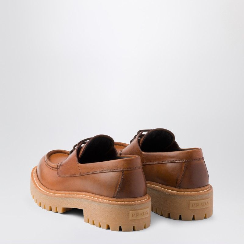 PRADA Laced Moccasins for Women - SS25