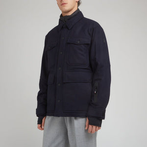 MONCLER Men's Straight Cut High-Performance Jacket with Adjustable Cuffs