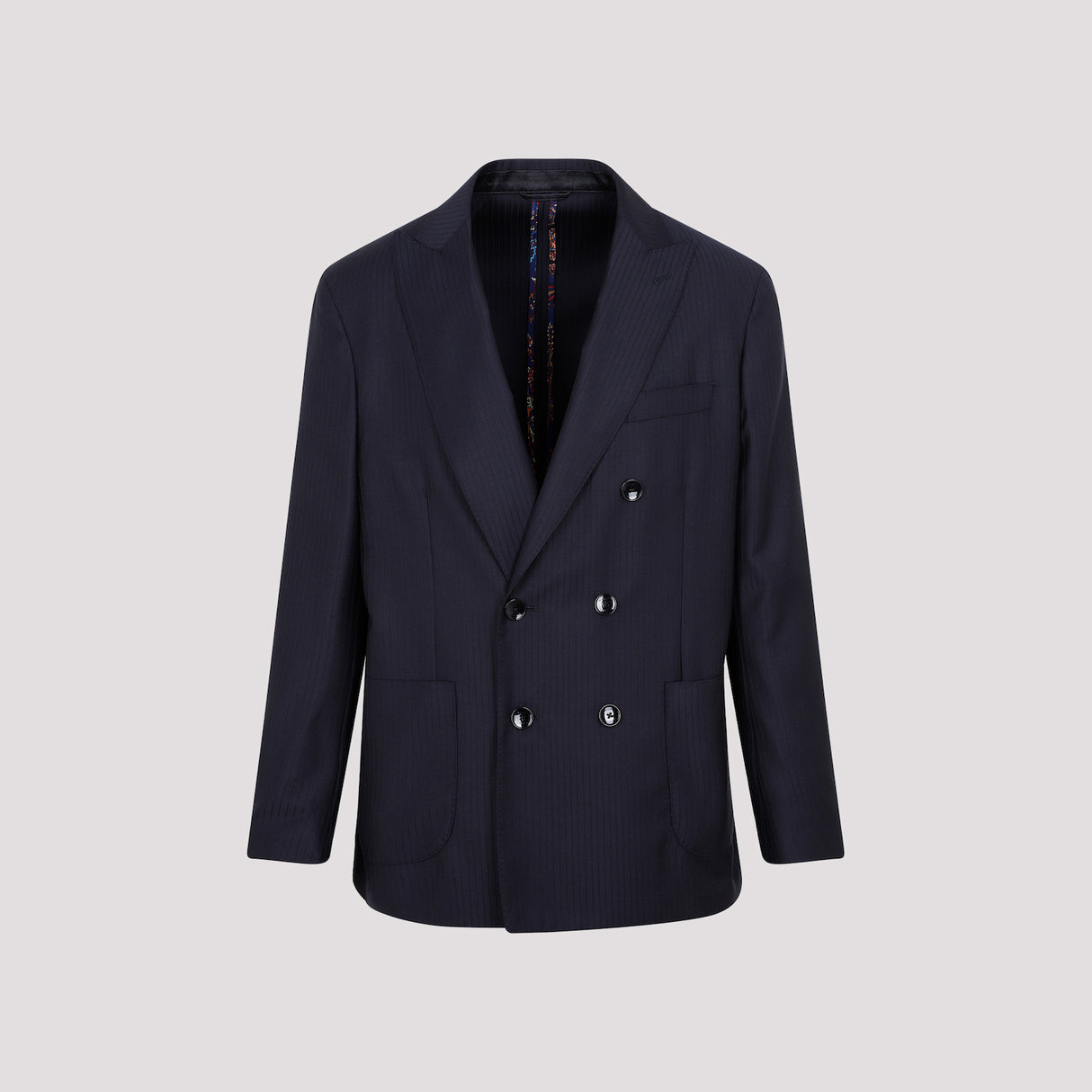 ETRO Classic Men's Jacket in 100% Virgin Wool