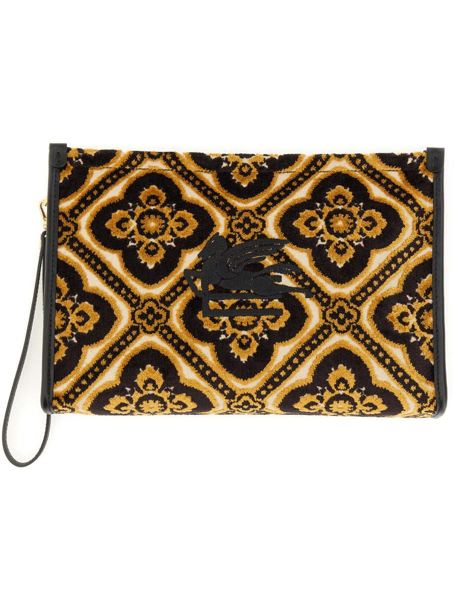 ETRO Large Paisley Pouch Handbag