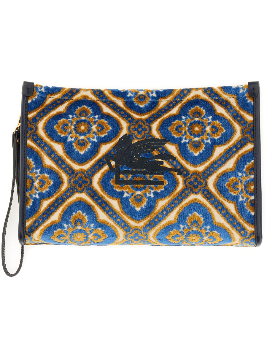 ETRO Large Paisley Pouch Handbag