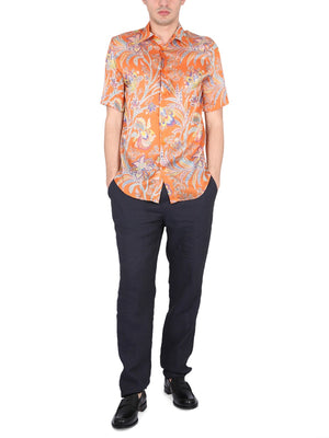 ETRO Floral Print Mini Shirt for Men