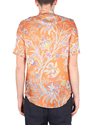 ETRO Floral Print Mini Shirt for Men