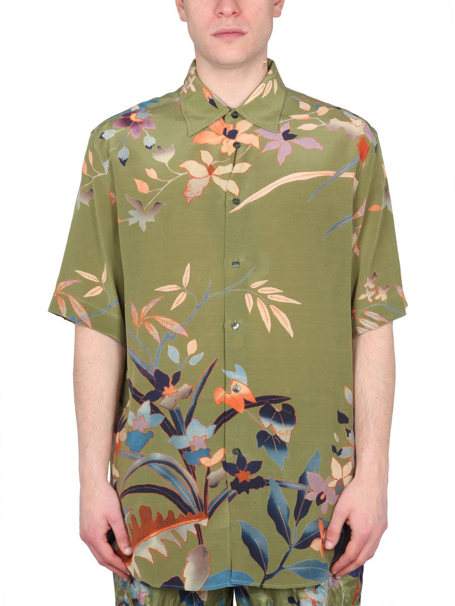 ETRO Floral Print Mini Shirt for Men