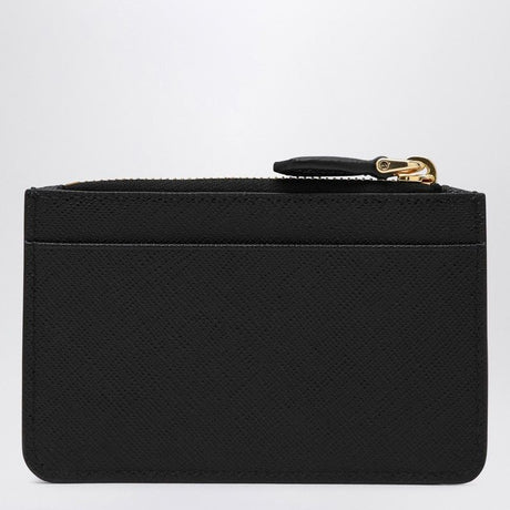 PRADA Mini Saffiano Leather Card Holder