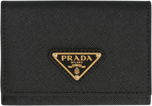 PRADA Mini Saffiano Leather Wallet