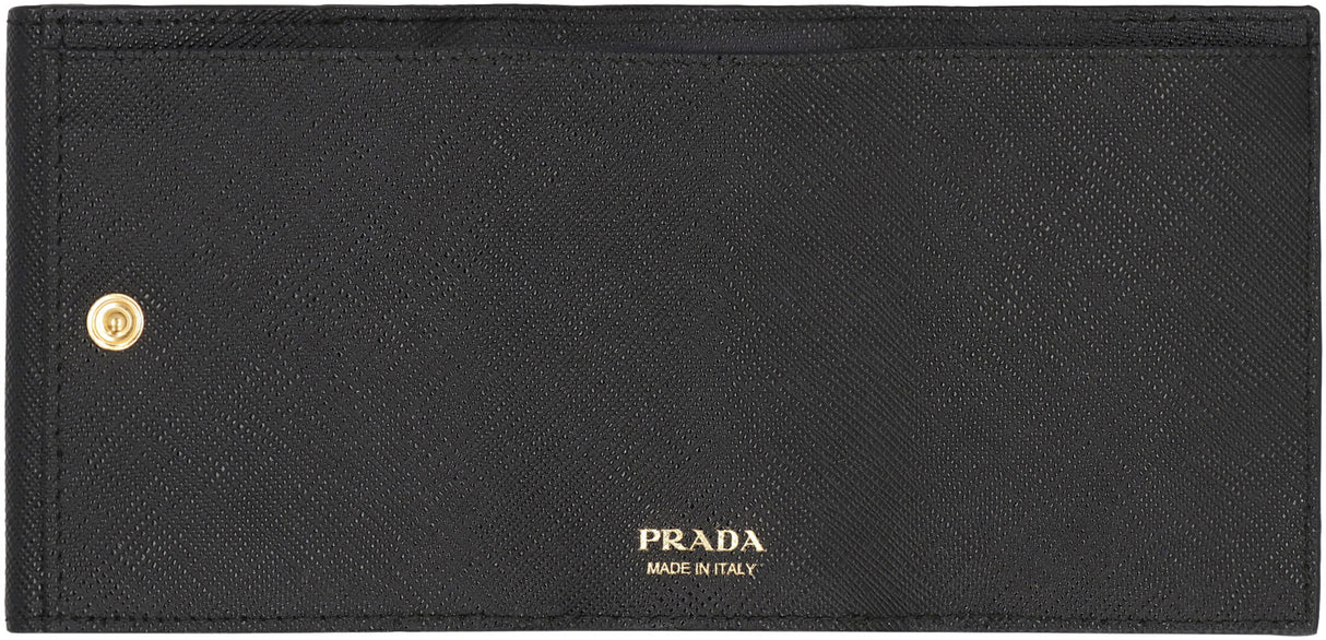 PRADA Mini Saffiano Leather Wallet