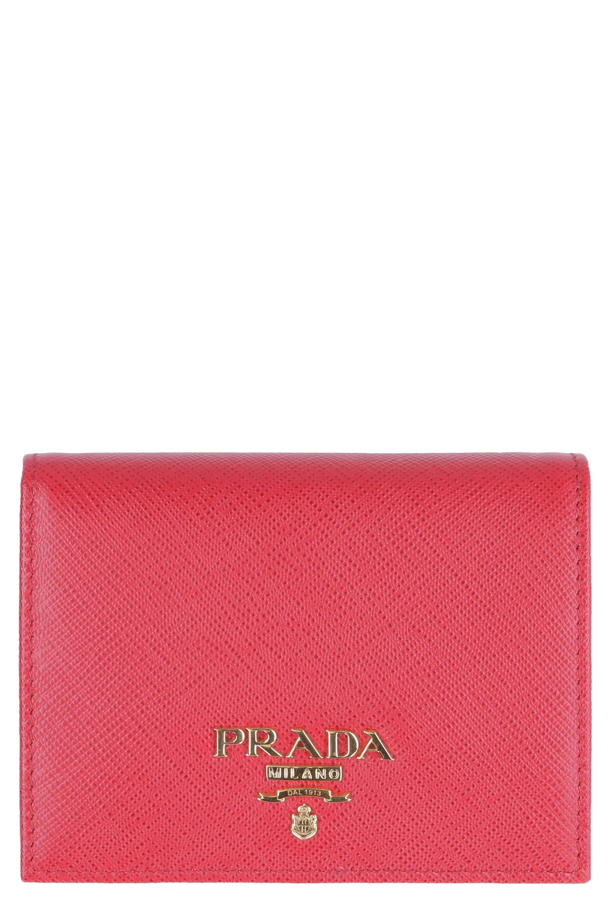 PRADA Mini Saffiano Leather Wallet