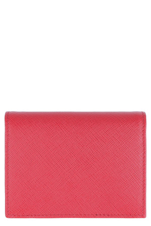 PRADA Mini Saffiano Leather Wallet