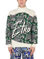 ETRO Men's Paisley Print T-Shirt with Logo Embroidery