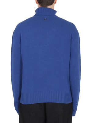 ETRO Inlaid Jacquard Turtleneck Sweater - High Neck Regular Fit