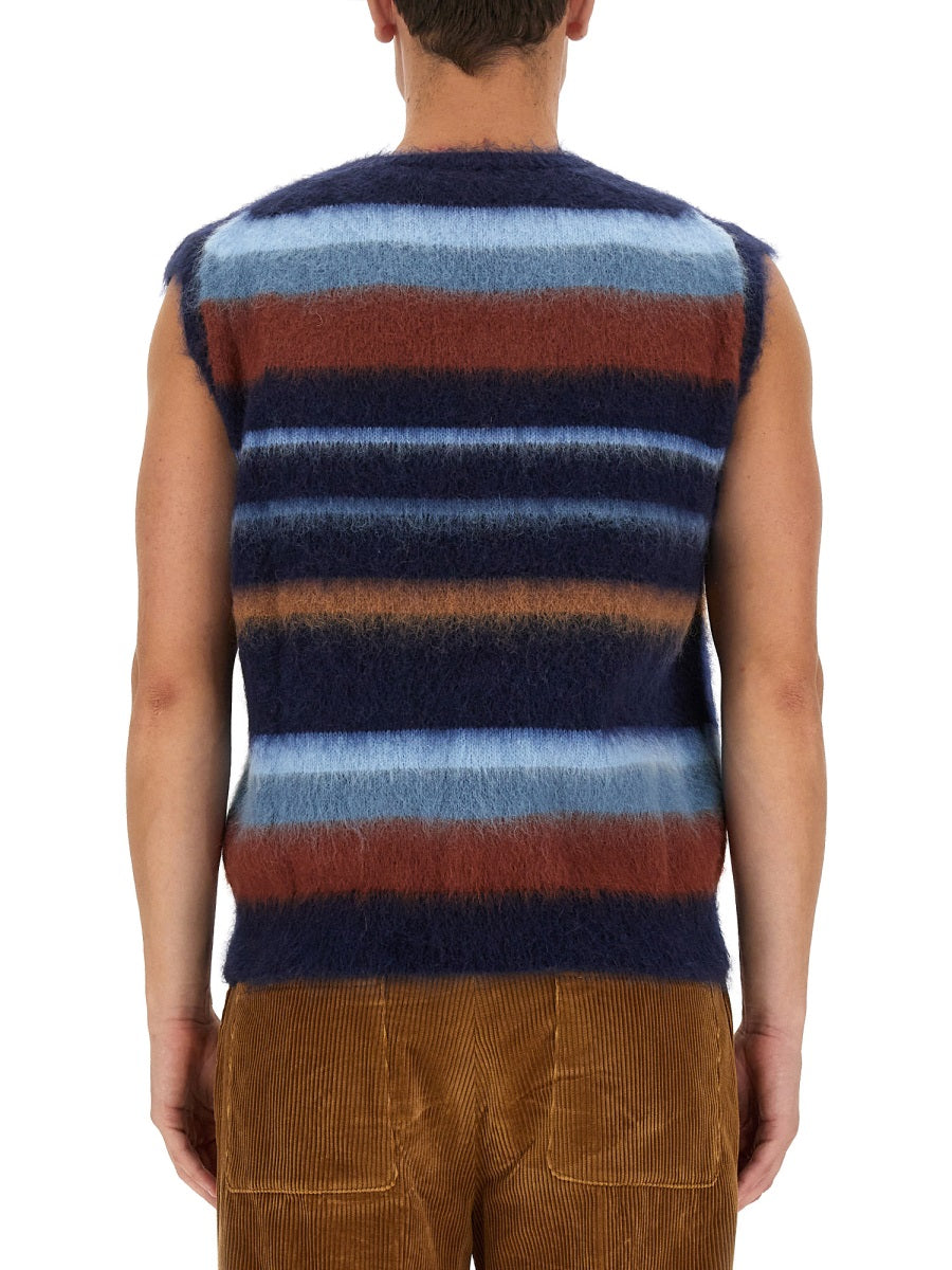 ETRO Modern Regular Fit Vest with Stripe Pattern - Size L