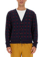 ETRO Men's Regular Fit V-Neck Cardigan