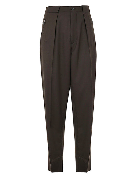 GIORGIO ARMANI Carrot Fit Trouser - Men's Stylish Wool Pants