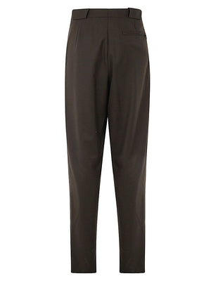 GIORGIO ARMANI Carrot Fit Trouser - Men's Stylish Wool Pants