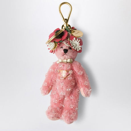 PRADA Mini Plush Teddy Handbag Pendant