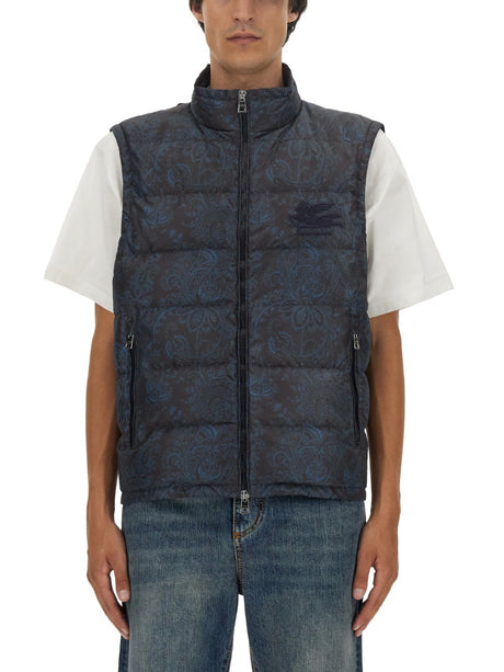 ETRO Paisley Print Regular Fit Vest - Size L