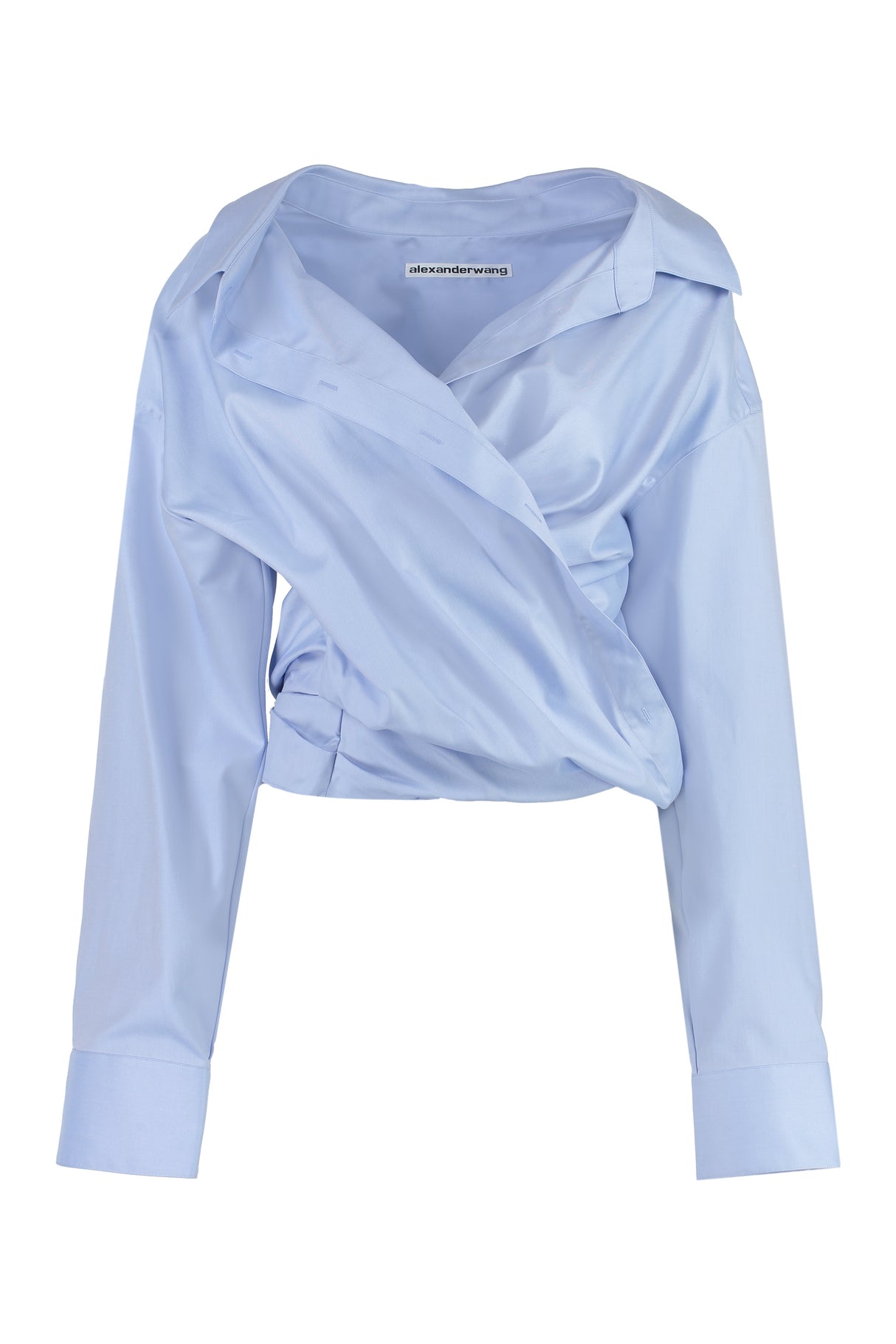 ALEXANDER WANG Draped Shirt - Regular Fit Size 2