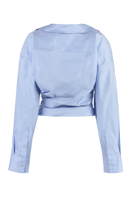 ALEXANDER WANG Cotton V-Neck Shirt for Women