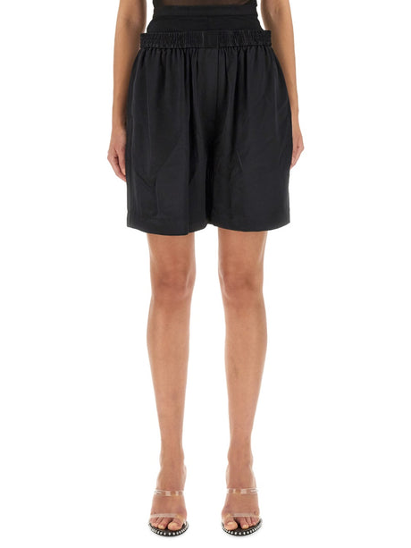 ALEXANDER WANG Layered Boxer Shorts with Stretch Low Waist