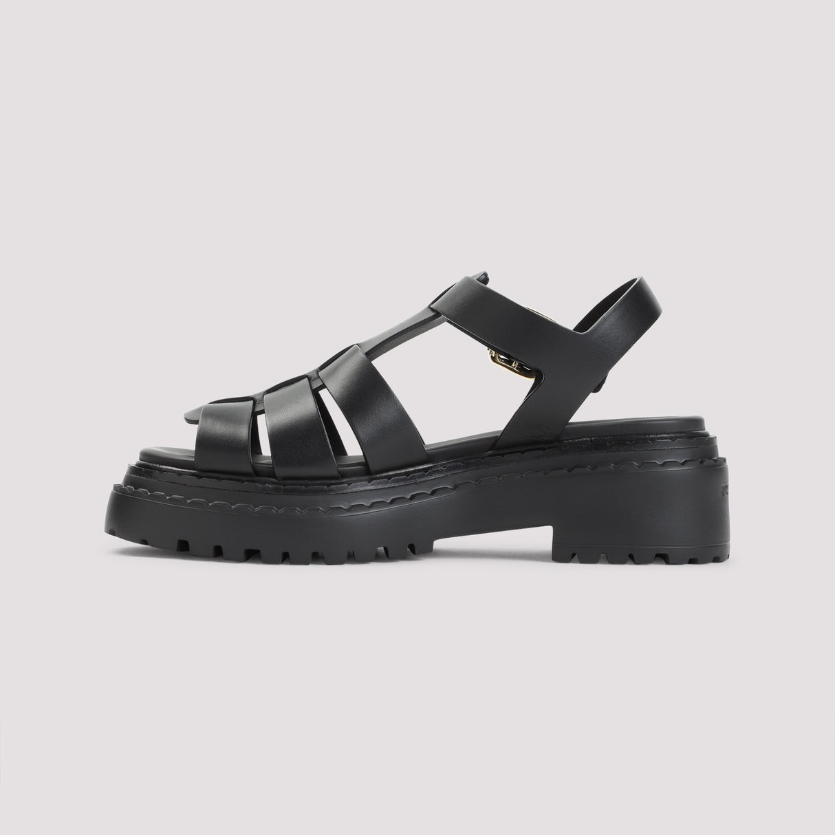 PRADA Cage Sandals with 4.5CM Heel Height