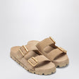 PRADA Suede Sandal Slider