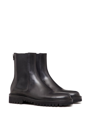 VALENTINO GARAVANI Men's Calf Leather Beatle Boots