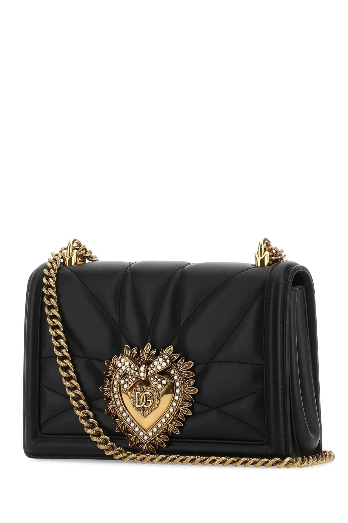 DOLCE & GABBANA Mini Leather Devotion Crossbody Handbag