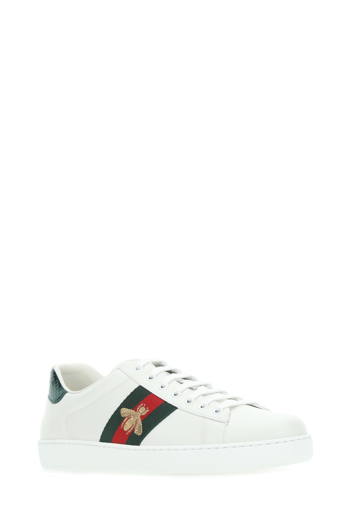 GUCCI Classic White Leather Sneakers for Men